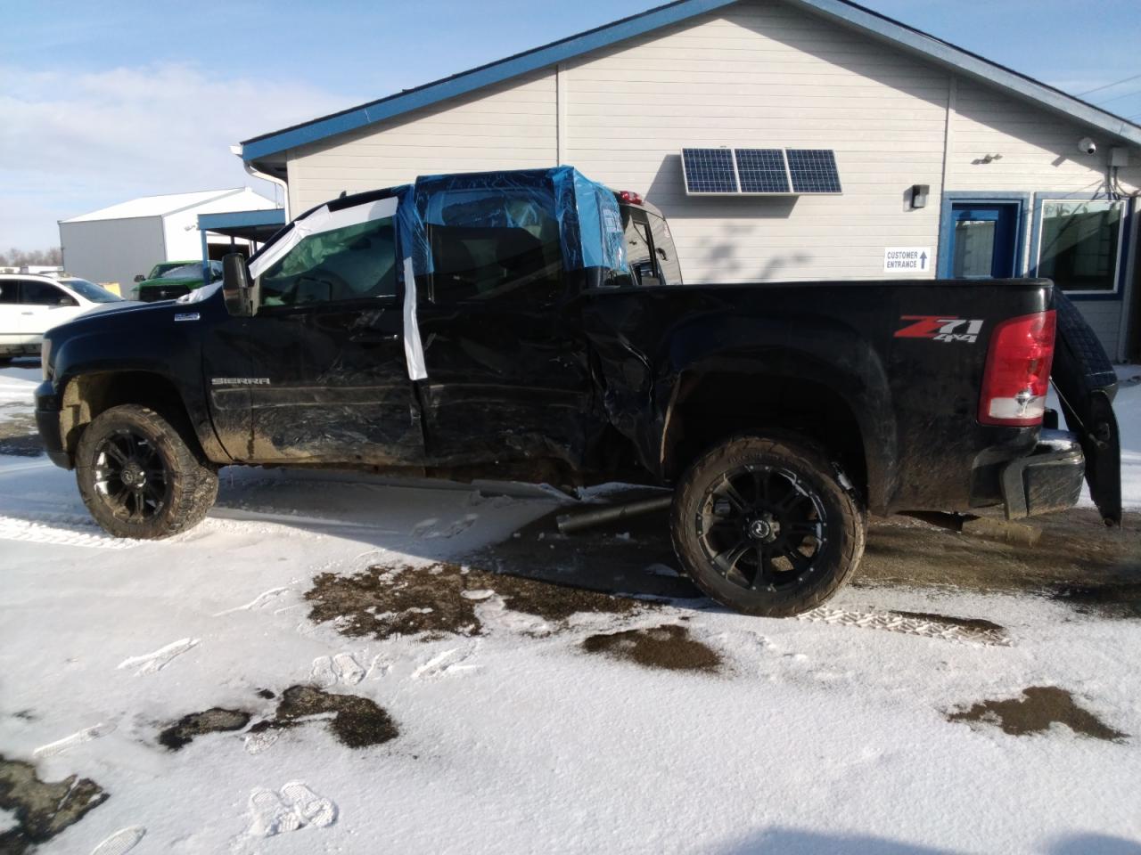 2013 GMC Sierra VIN 3GTP2WE76DG301097 Copart auction photo, all over / undercarriage damage thumbnail 2