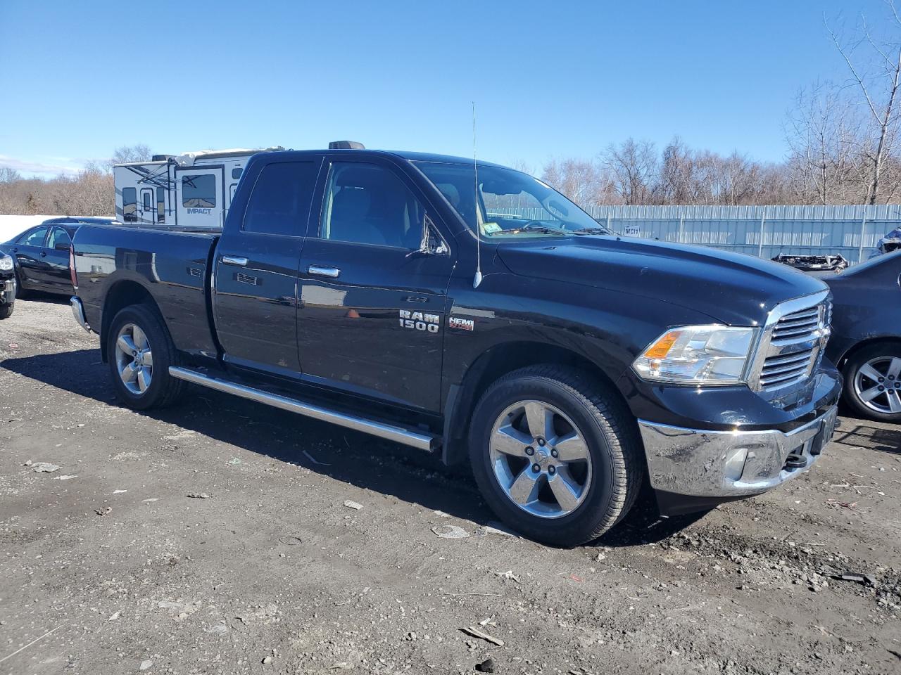 2013 RAM 1500 VIN 1C6RR7GT1DS664895 Copart auction photo, front end damage thumbnail 4