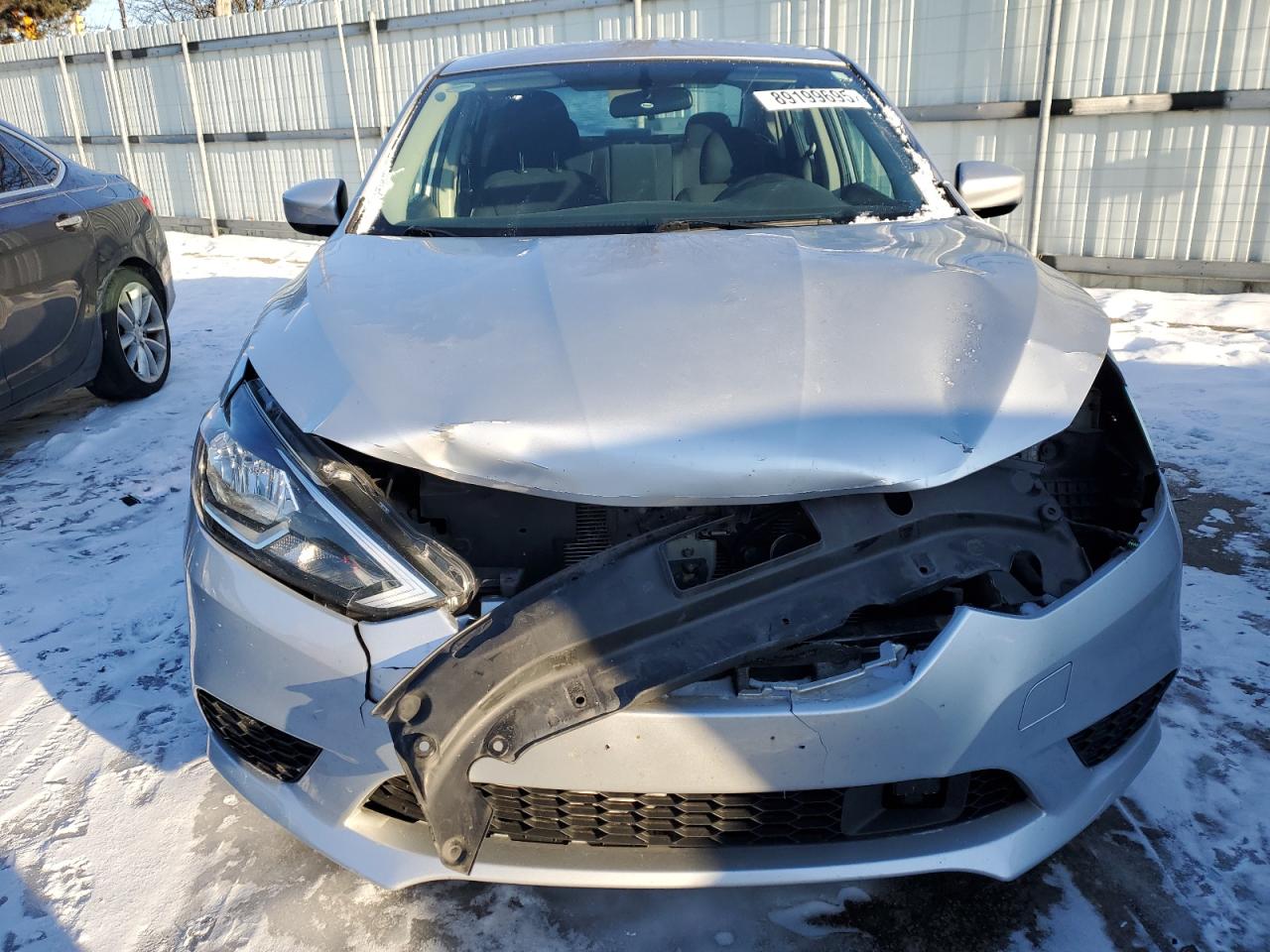 2019 Nissan Sentra VIN 3N1AB7AP3KY264411 Copart auction photo, front end damage thumbnail 5