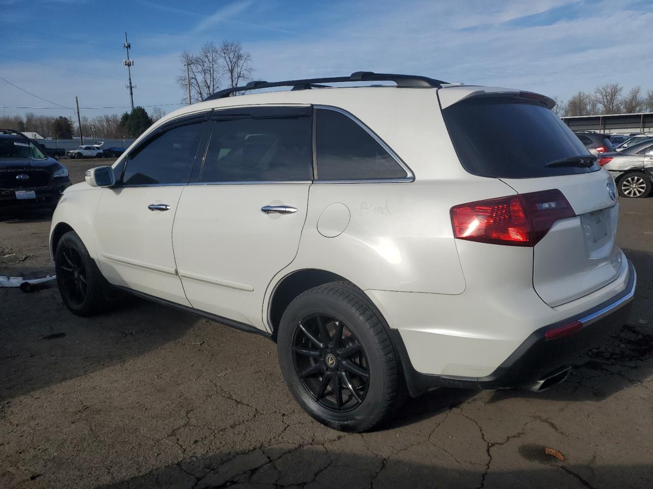 2011 Acura MDX VIN 2HNYD2H67BH518109 Copart auction photo, vandalism / side damage thumbnail 2
