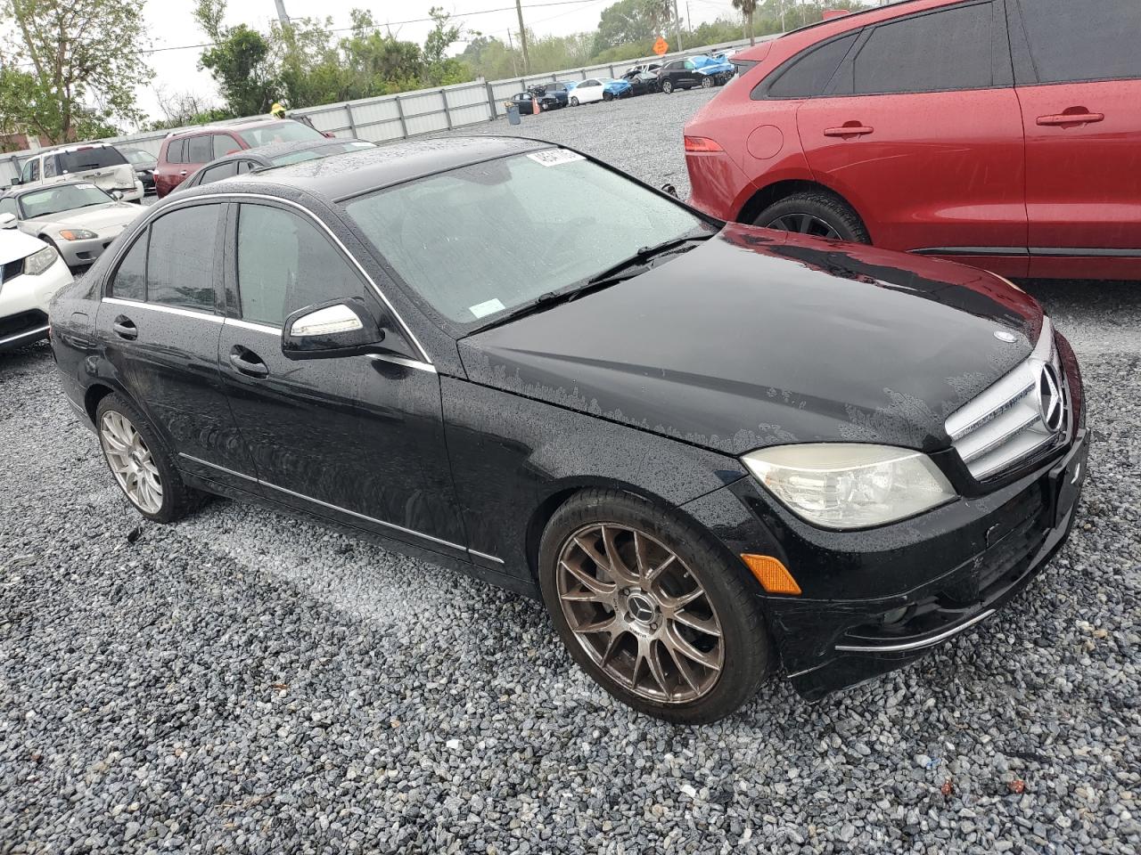 2009 Mercedes-Benz C-klasse VIN WDDGF81X59R054142 Copart auction photo, side / minor dent/scratches damage thumbnail 4