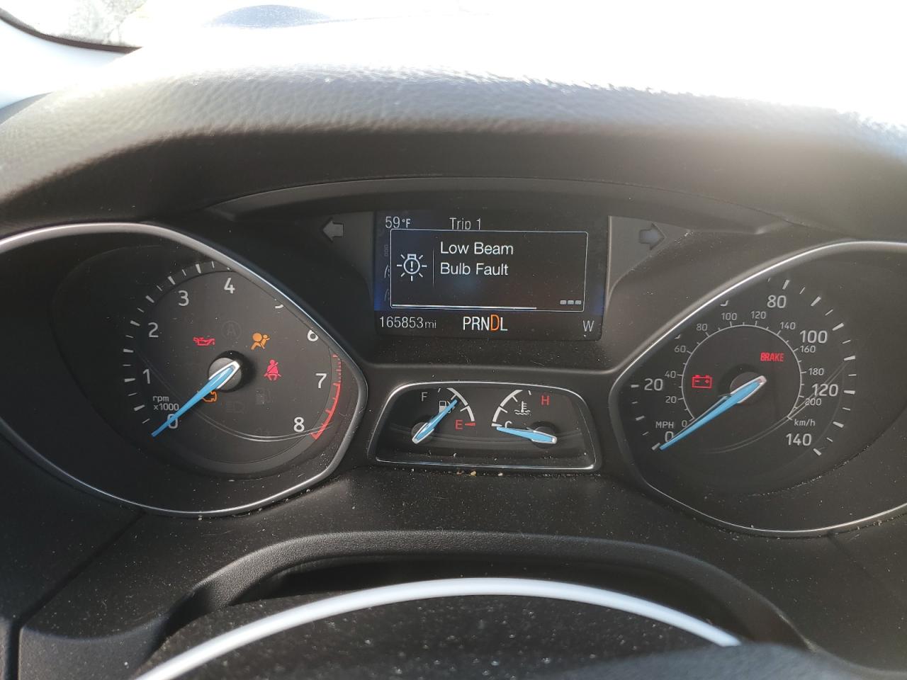 2017 Ford Focus VIN 1FADP3F23HL244832 Copart auction photo, front end / undercarriage damage thumbnail 9