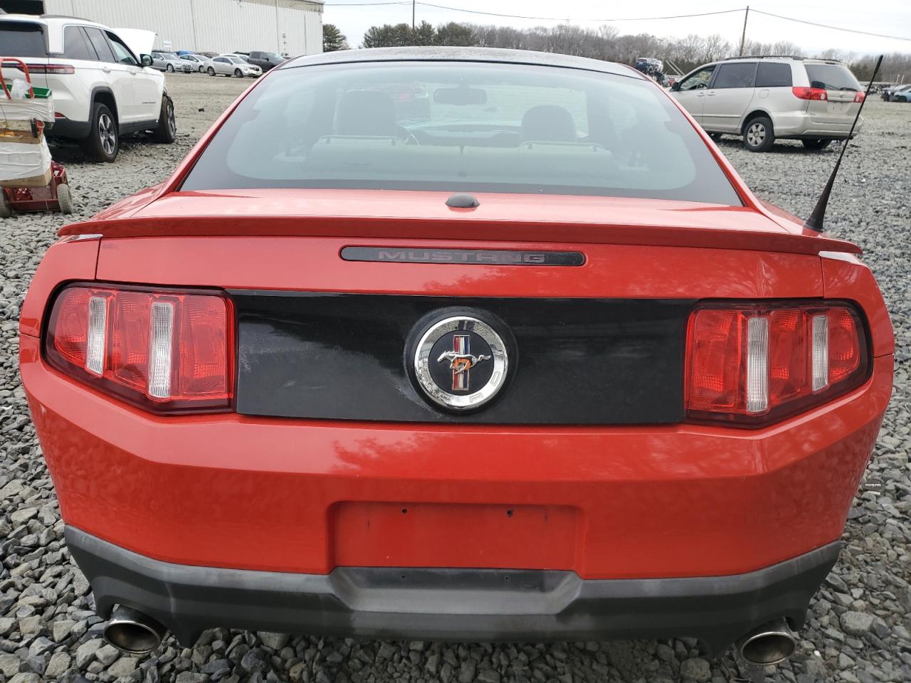 2012 Ford Mustang VIN 1ZVBP8AMXC5226510 Copart auction photo, front end damage thumbnail 6
