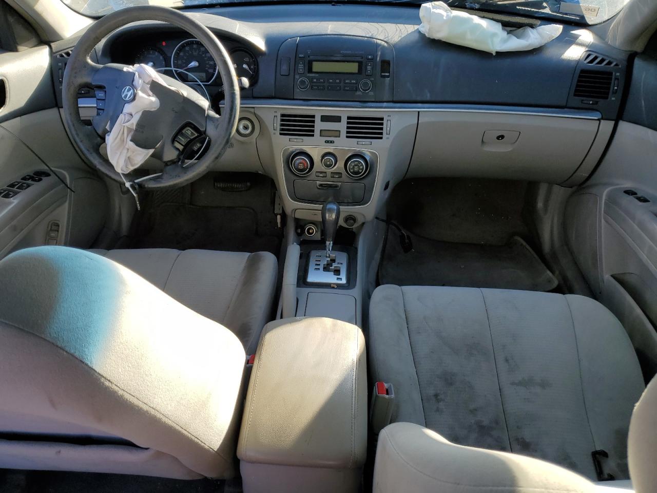 2008 Hyundai Sonata VIN 5NPET46F28H333279 Copart auction photo, front end / side damage thumbnail 8