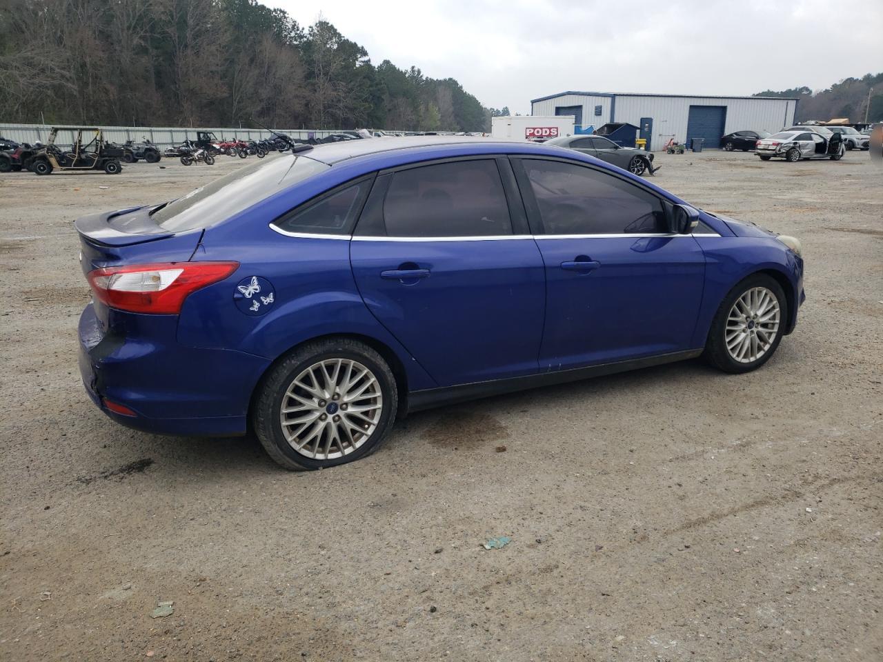 2014 Ford Focus VIN 1FADP3J21EL460374 Copart auction photo, minor dent/scratches damage thumbnail 3