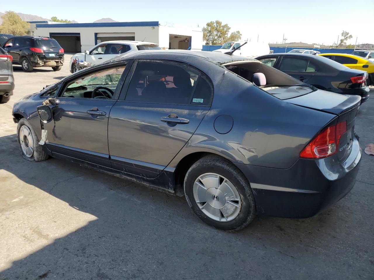 2008 Honda Civic VIN JHMFA36218S002016 Copart auction photo, rollover damage thumbnail 2