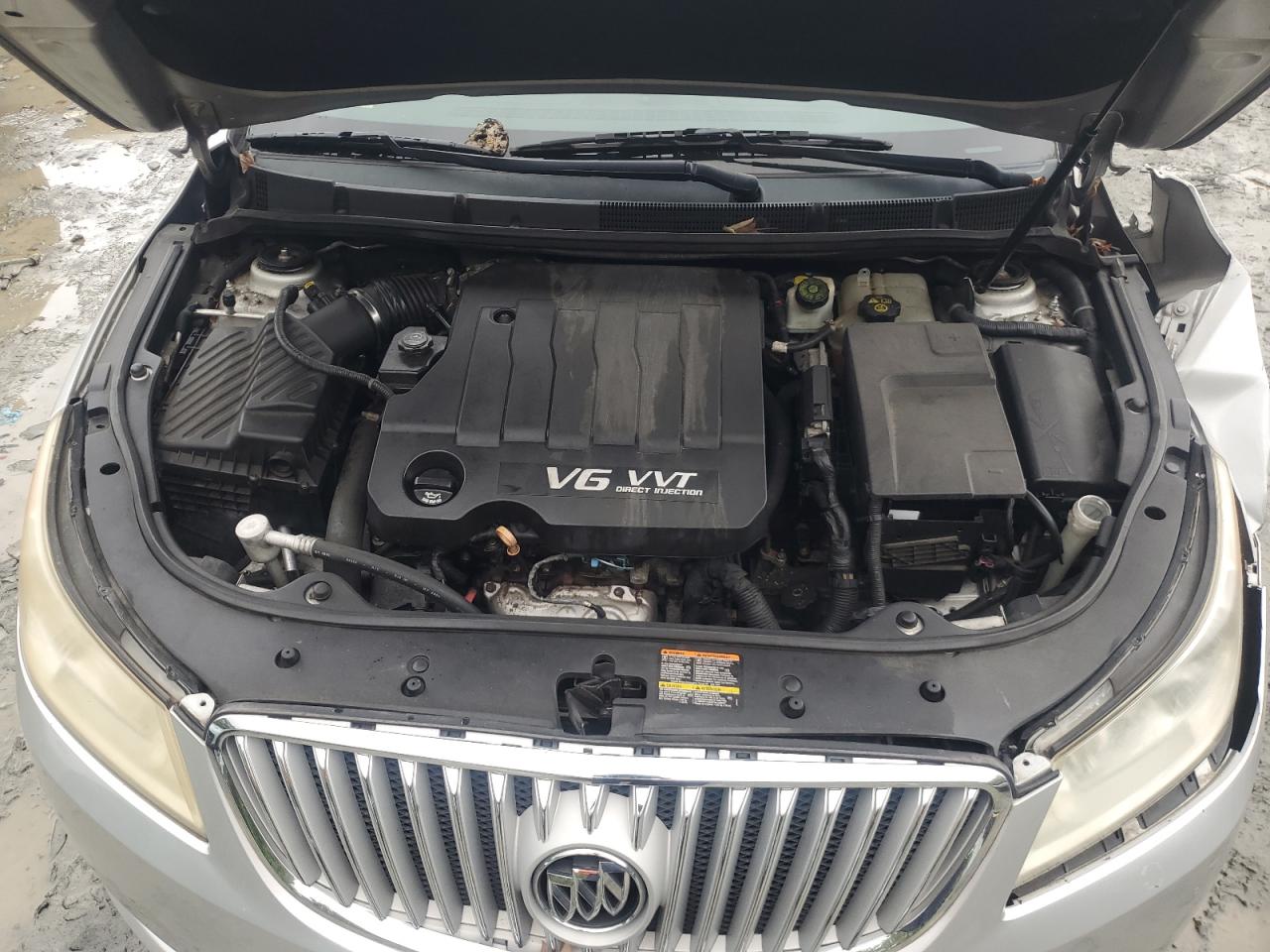 2010 Buick LaCrosse VIN 1G4GE5EV7AF171064 Copart auction photo, all over / undercarriage damage thumbnail 11