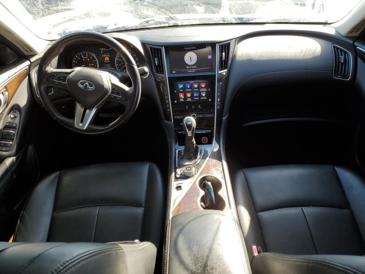 2019 Infiniti Q50 VIN JN1EV7AR2KM552997 Copart auction photo, vandalism damage thumbnail 8