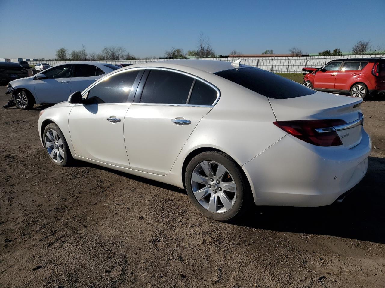 2014 Buick Regal VIN 2G4GS5GX5E9190752 Copart auction photo, front end / side damage thumbnail 2