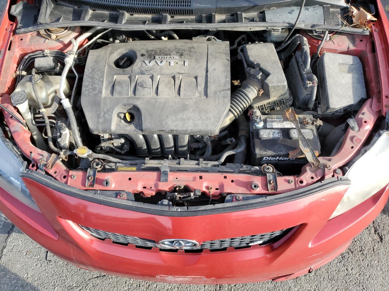 2010 Toyota Corolla VIN 2T1BU4EE2AC233085 Copart auction photo, side / front end damage thumbnail 11