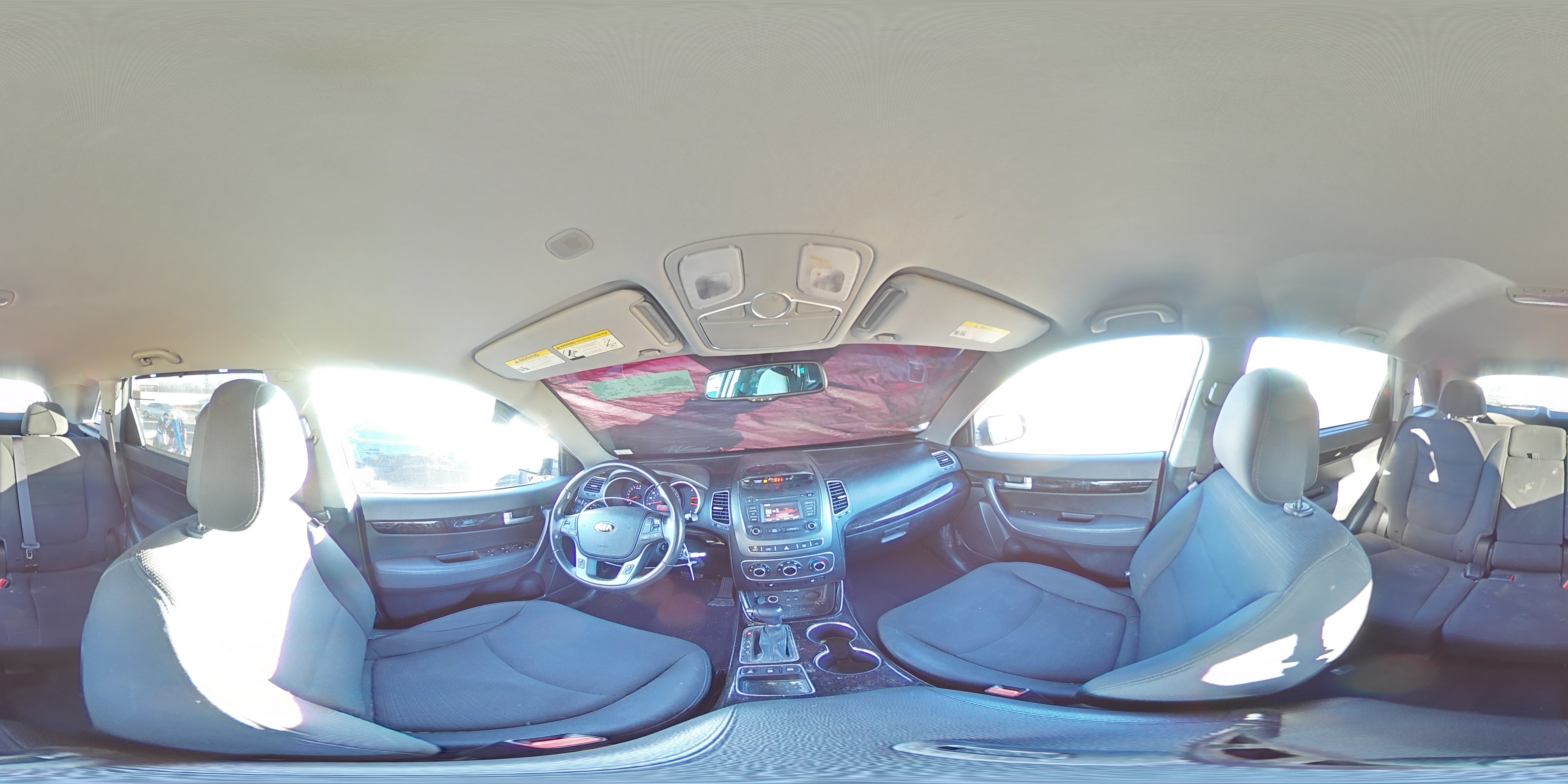 2015 KIA Sorento VIN 5XYKTDA74FG608366 Copart auction photo, side / front end damage thumbnail 13