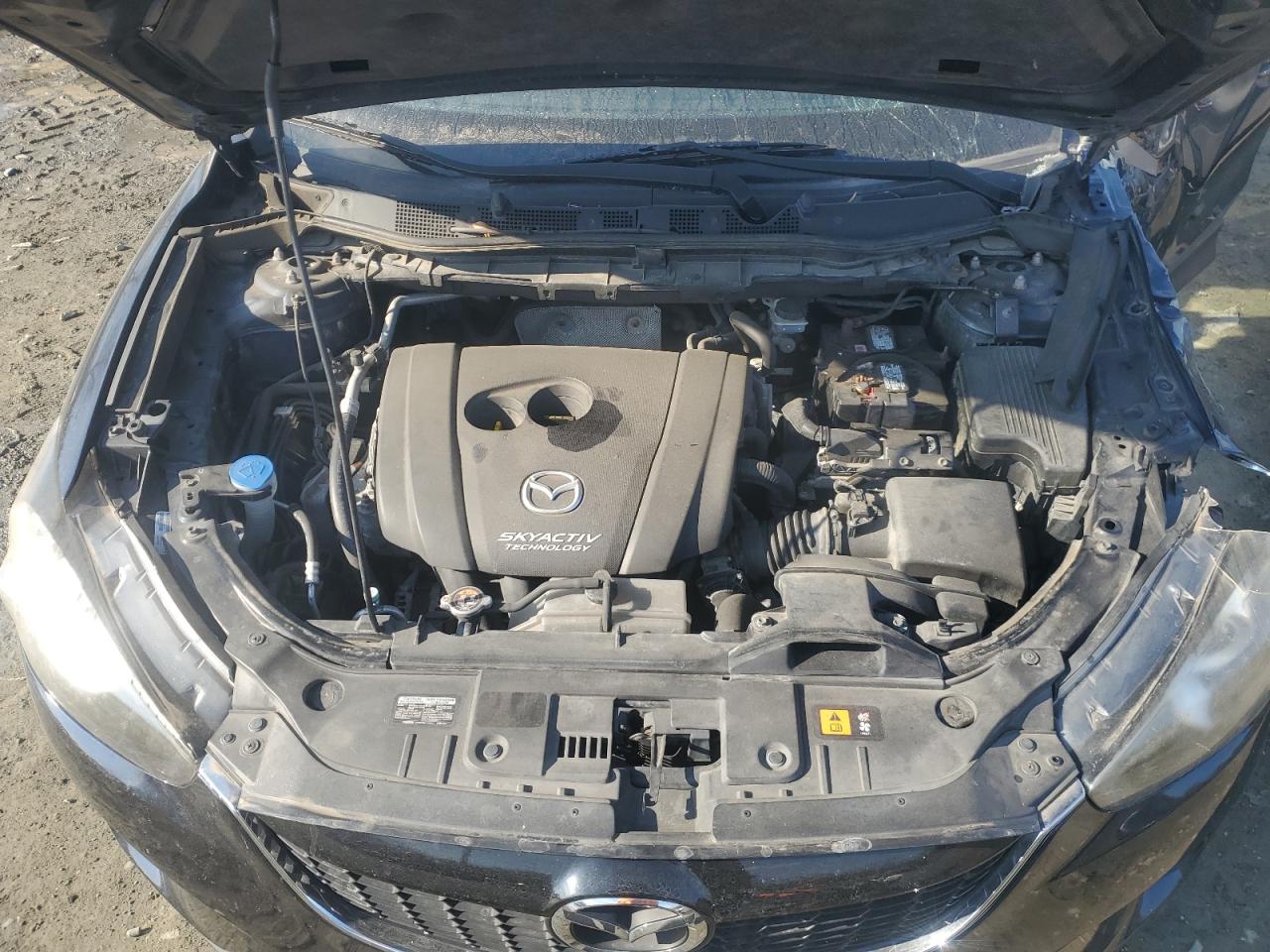 2015 Mazda CX-5 VIN JM3KE4DY0F0480770 Copart auction photo, front end / side damage thumbnail 12