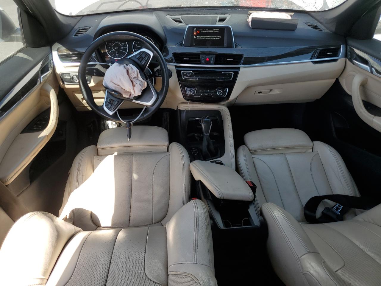 2017 BMW X1 VIN WBXHU7C30H5H34521 Copart auction photo, front end damage thumbnail 8