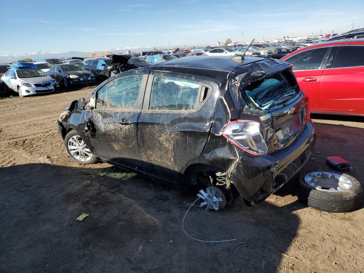 2021 Chevrolet Spark VIN KL8CD6SAXMC737651 Copart auction photo, rear end / front end damage thumbnail 2