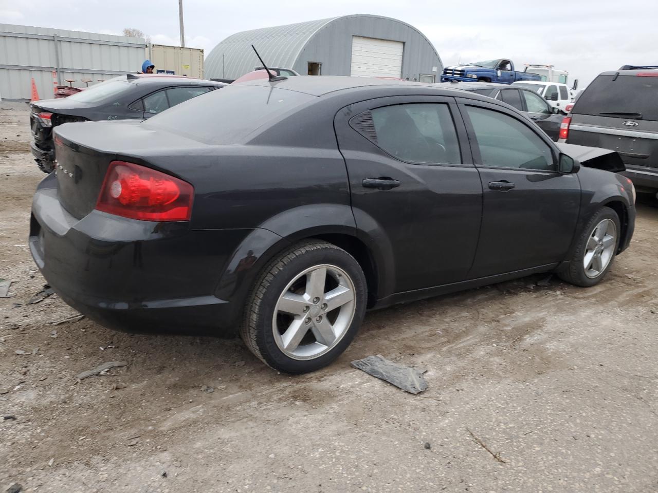 2013 Dodge Avenger VIN 1C3CDZAB7DN535510 Copart auction photo, front end / minor dent/scratches damage thumbnail 3