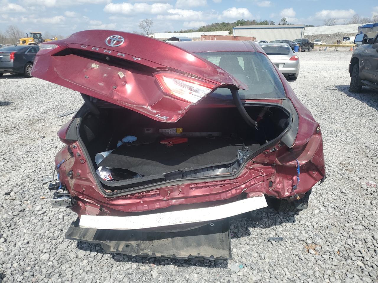 2018 Toyota Camry VIN 4T1B11HK1JU581385 Copart auction photo, rear end damage thumbnail 6