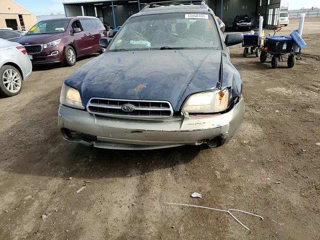 2000 Subaru Legacy VIN 4S3BH6750Y6616991 Copart auction photo, front end damage thumbnail 10