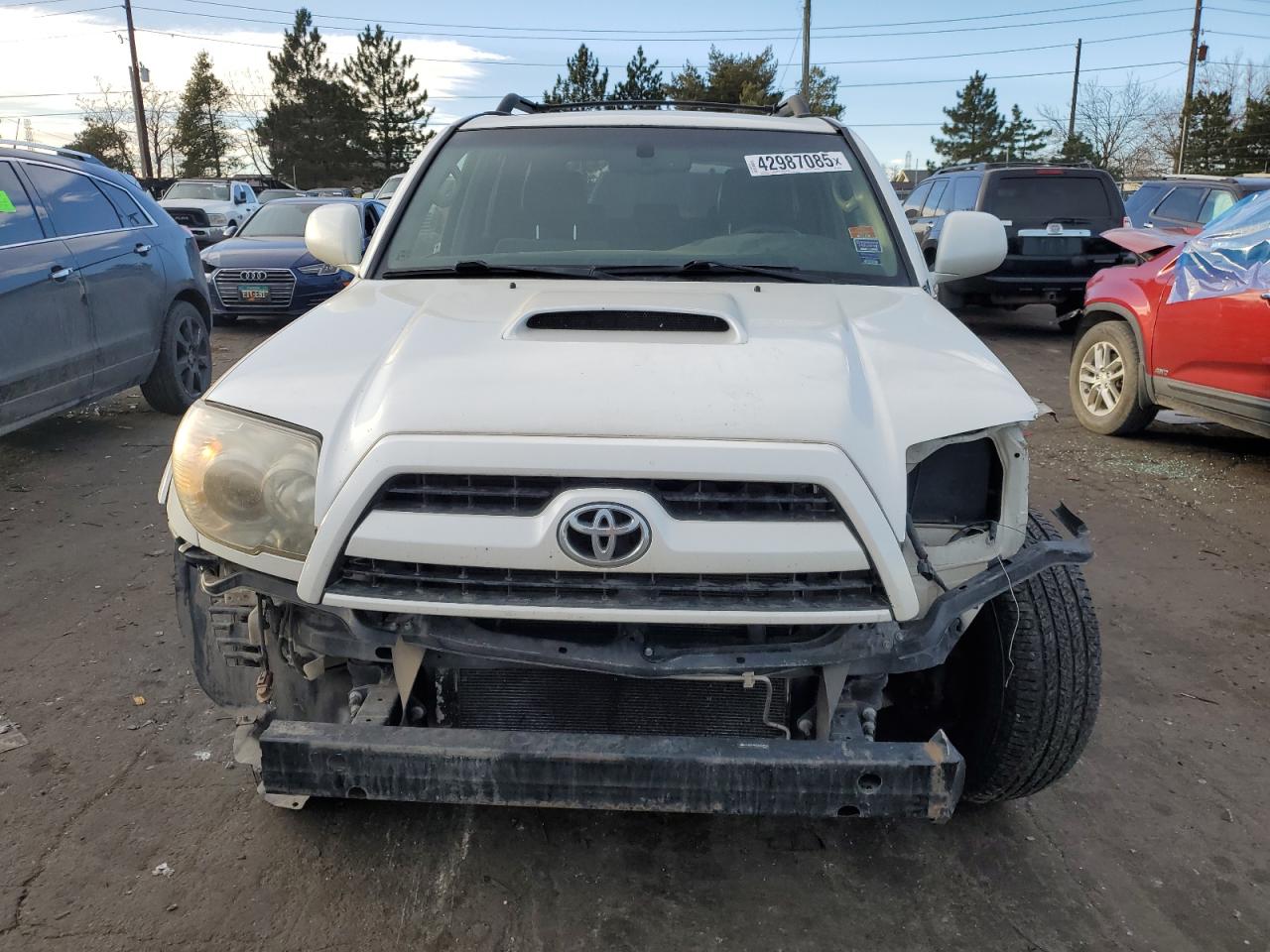 2008 Toyota 4Runner VIN JTEBU14R28K034948 Copart auction photo, front end damage thumbnail 5