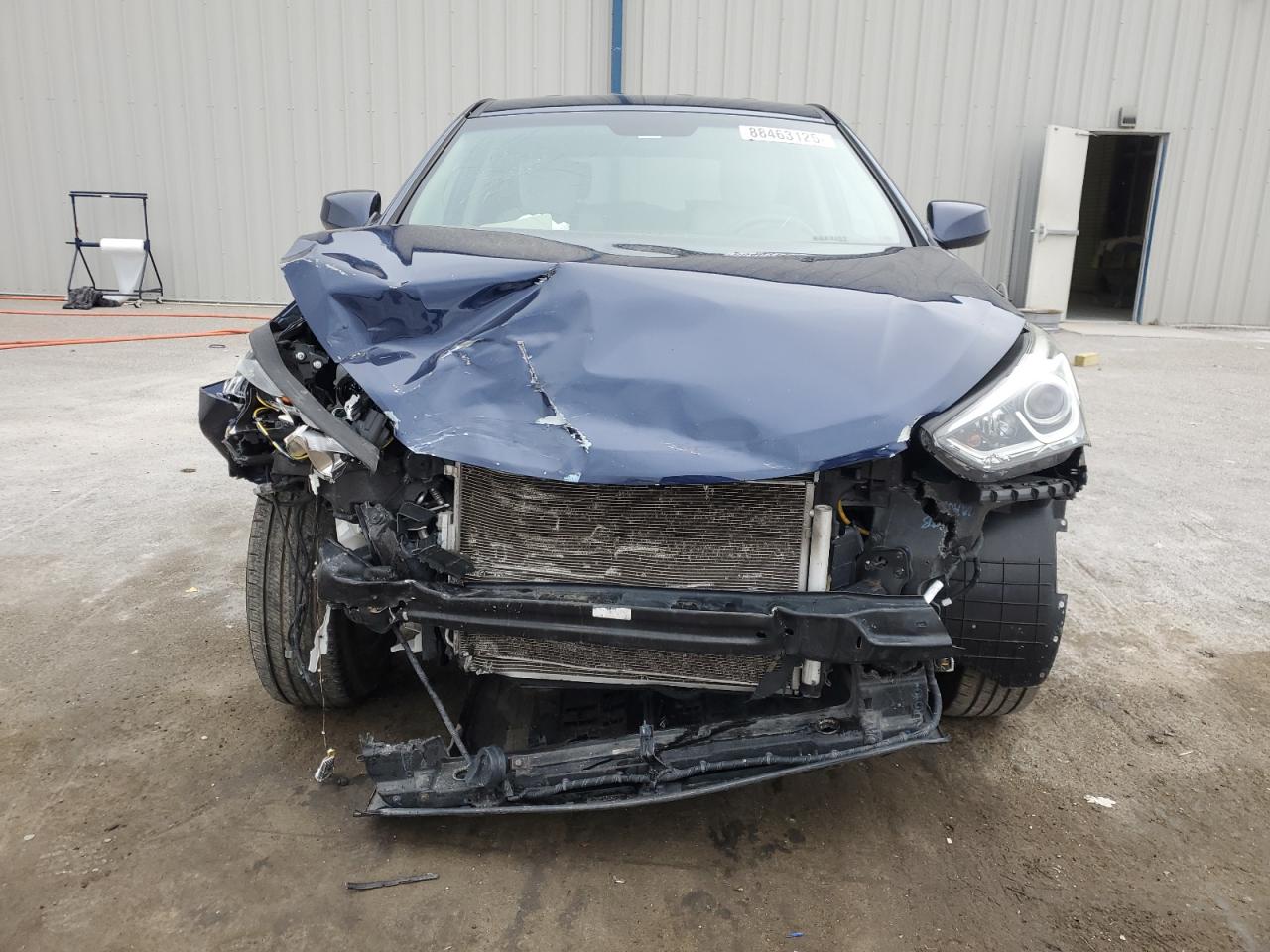 2018 Hyundai Santa Fe VIN 5XYZT3LB7JG513464 Copart auction photo, front end damage thumbnail 5