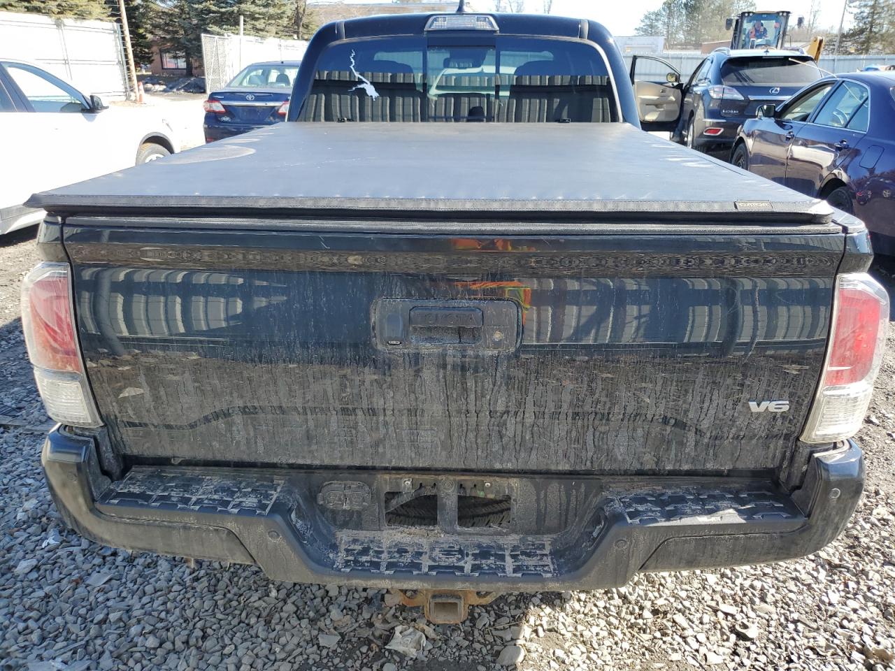 2020 Toyota Tacoma VIN 3TMDZ5BN0LM081211 Copart auction photo, rear end / side damage thumbnail 6