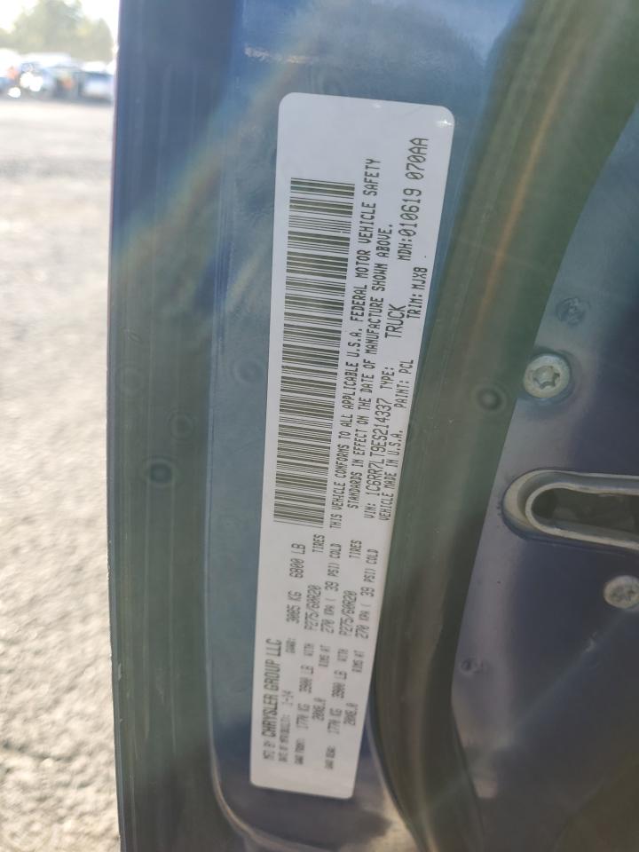 2014 RAM 1500 VIN 1C6RR7LT9ES214337 Copart auction photo, undercarriage / front end damage thumbnail 14