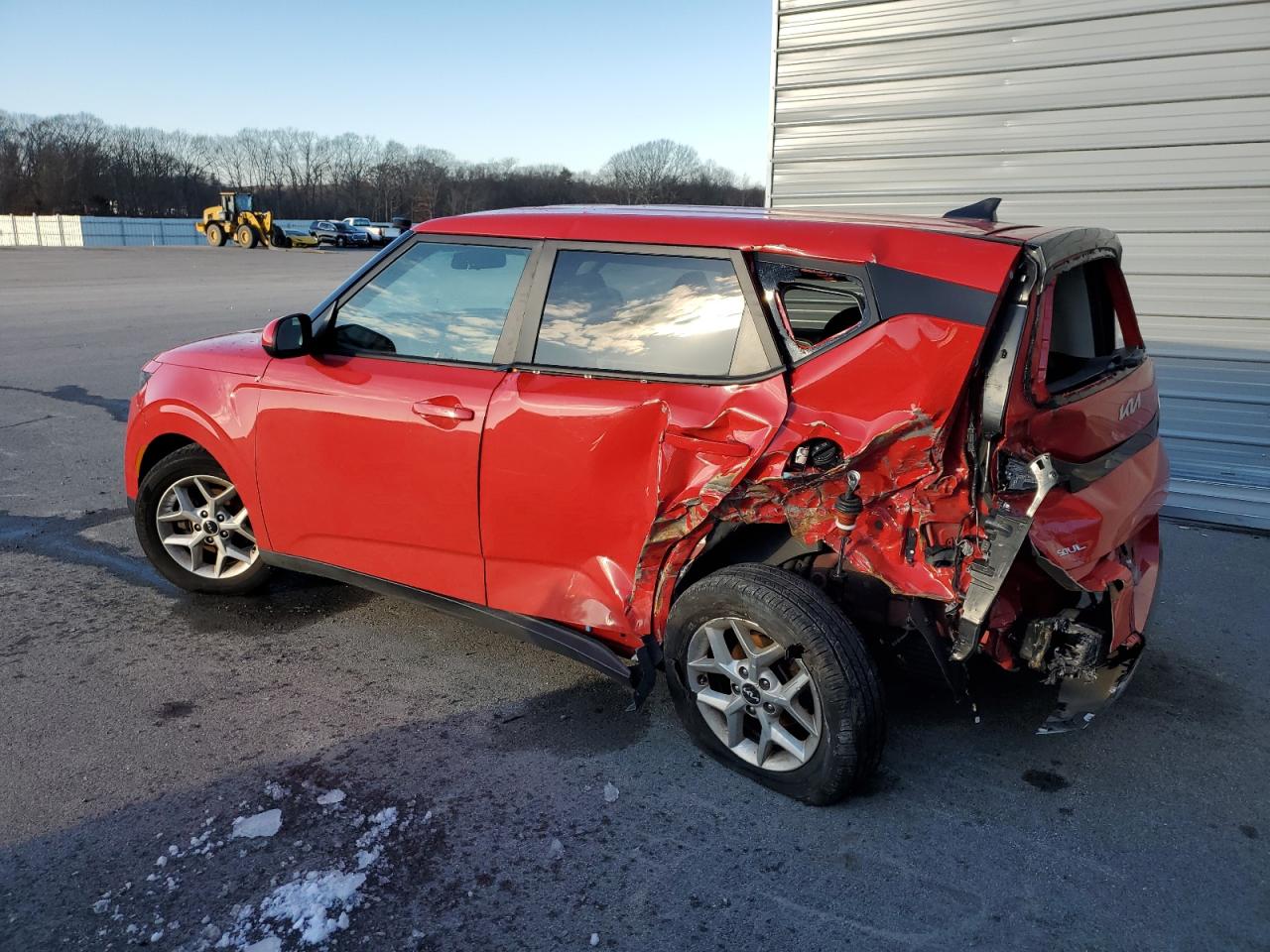 2023 KIA Soul VIN KNDJ23AU1P7209573 Copart auction photo, rear end / mechanical damage thumbnail 2