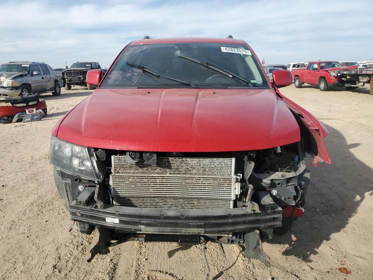2019 Dodge Journey VIN 3C4PDCGG4KT717675 Copart auction photo, front end damage thumbnail 5