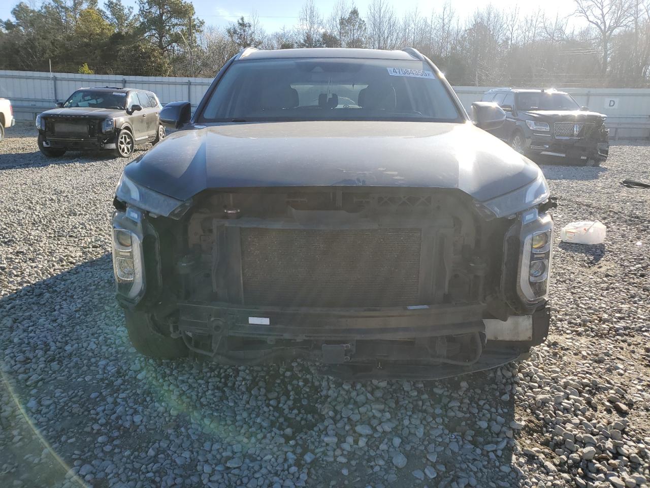 2020 Hyundai Palisade VIN KM8R34HE7LU050702 Copart auction photo, front end / mechanical damage thumbnail 5
