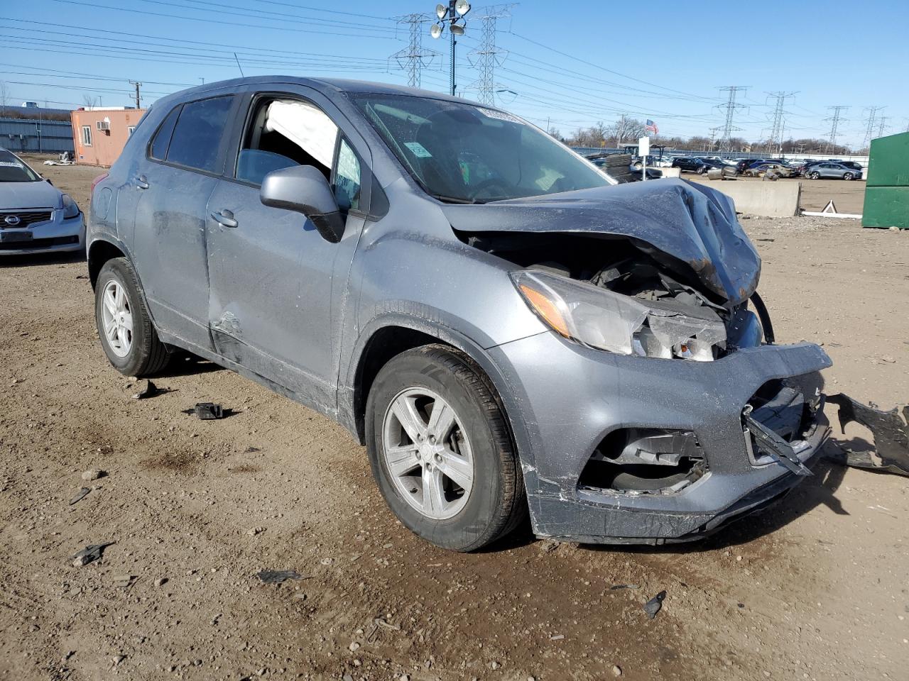 2020 Chevrolet Trax VIN 3GNCJKSB4LL134982 Copart auction photo, front end / mechanical damage thumbnail 4