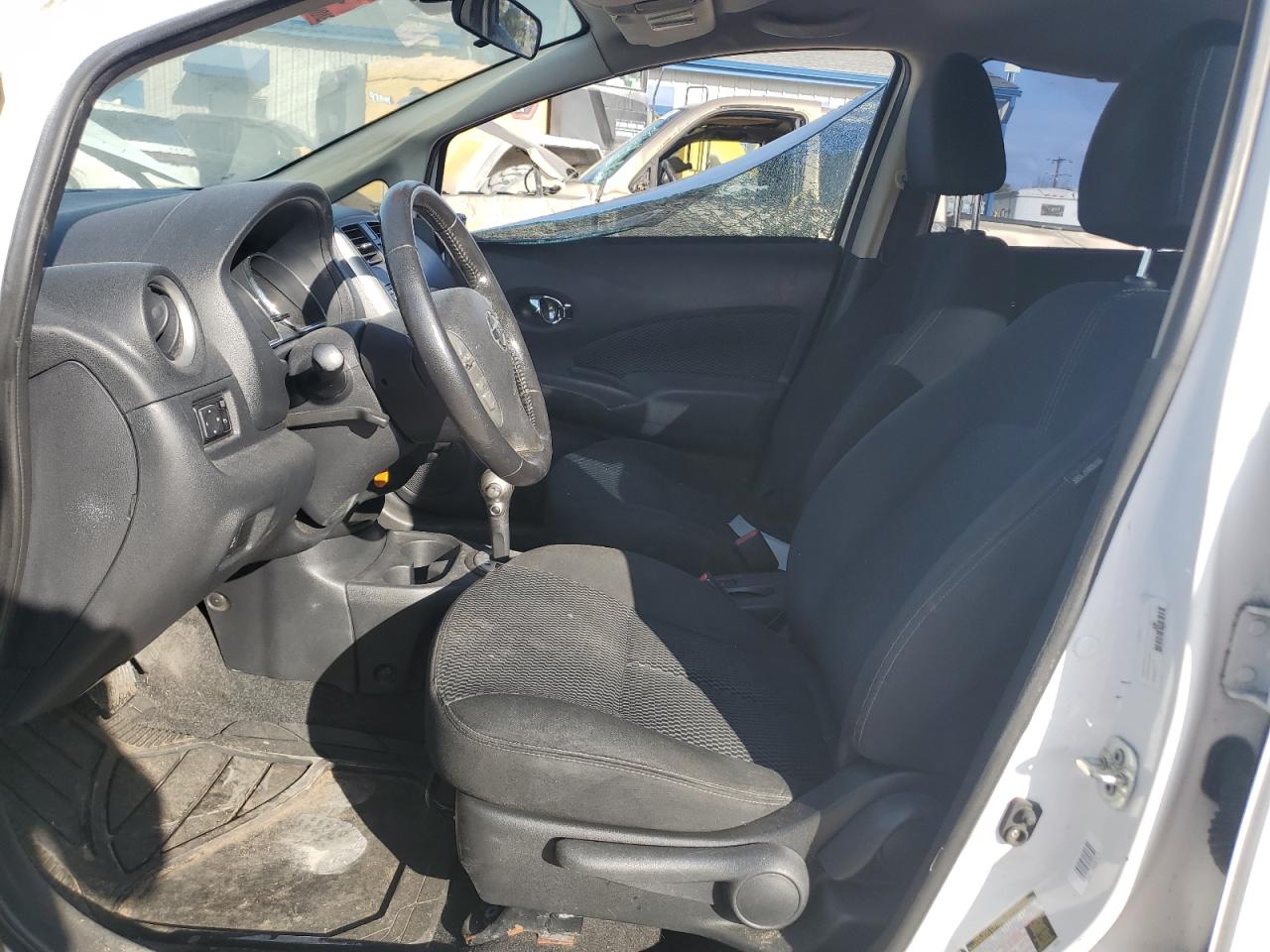 2014 Nissan Versa VIN 3N1CE2CP1EL375184 Copart auction photo, rear end / side damage thumbnail 7