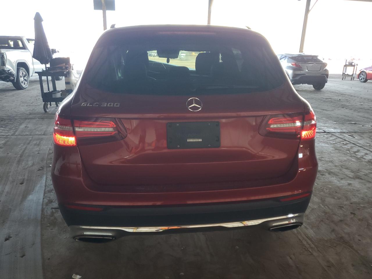 2017 Mercedes-Benz GLC VIN WDC0G4JB7HF114342 Copart auction photo, front end damage thumbnail 6