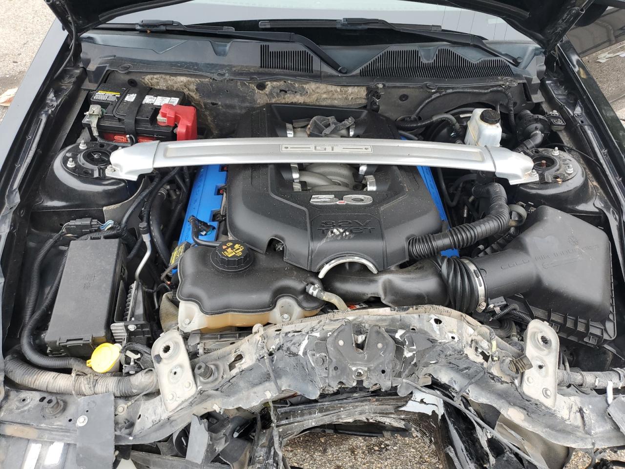 2013 Ford Mustang VIN 1ZVBP8CF3D5274768 Copart auction photo, front end damage thumbnail 13