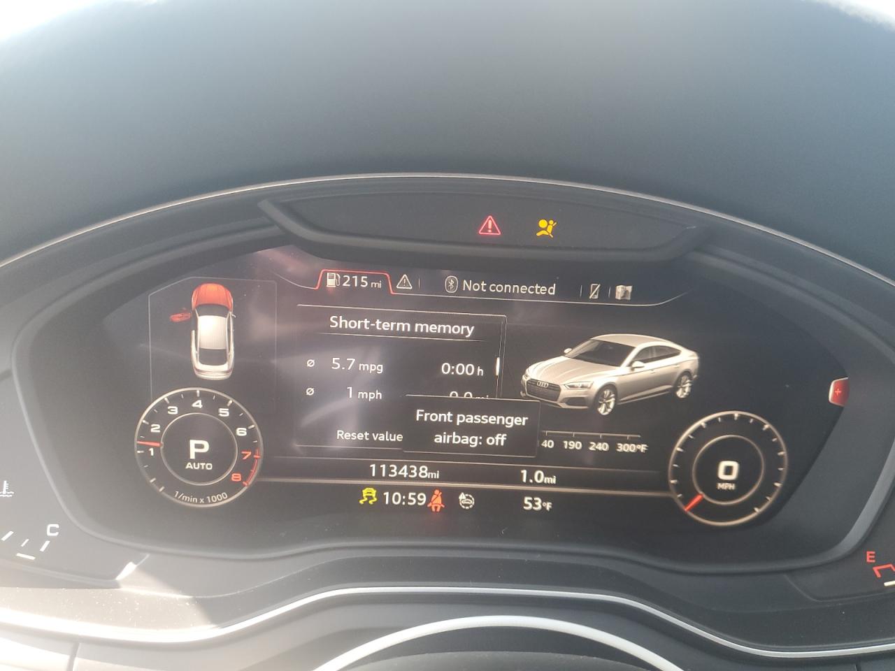 2019 Audi A5 VIN WAUENCF56KA071886 Copart auction photo, front end damage thumbnail 9