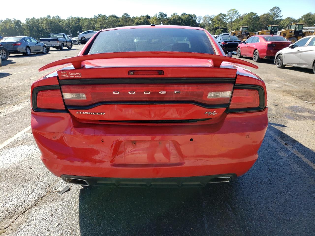 2014 Dodge Charger VIN 2C3CDXCT3EH330464 Copart auction photo, rear end damage thumbnail 6