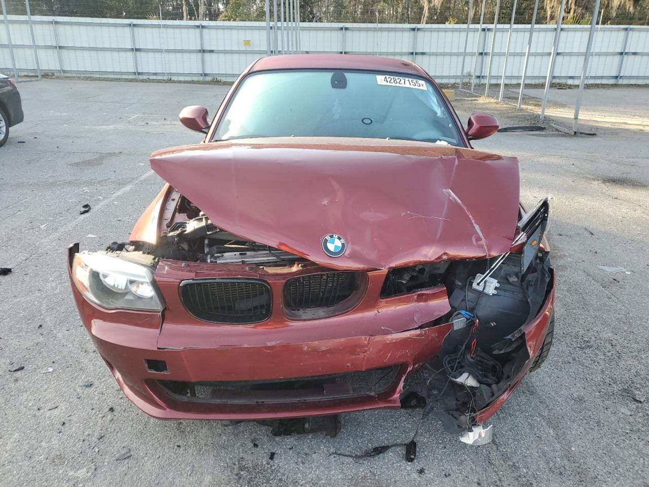 2012 BMW 1er VIN WBAUP7C57CVP23815 Copart auction photo, front end damage thumbnail 5