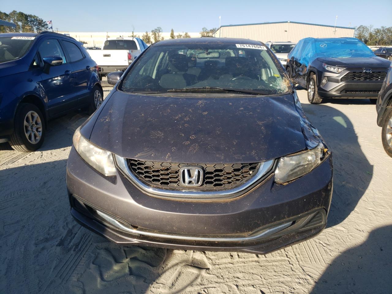 2014 Honda Civic VIN 19XFB2F55EE001758 Copart auction photo, front end damage thumbnail 5