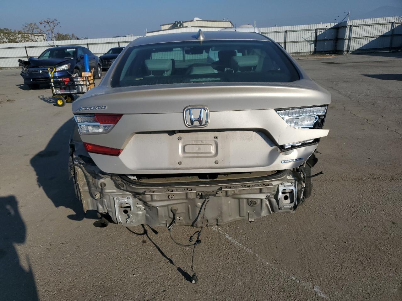 2018 Honda Accord VIN 1HGCV1F92JA044802 Copart auction photo, rear end / side damage thumbnail 6