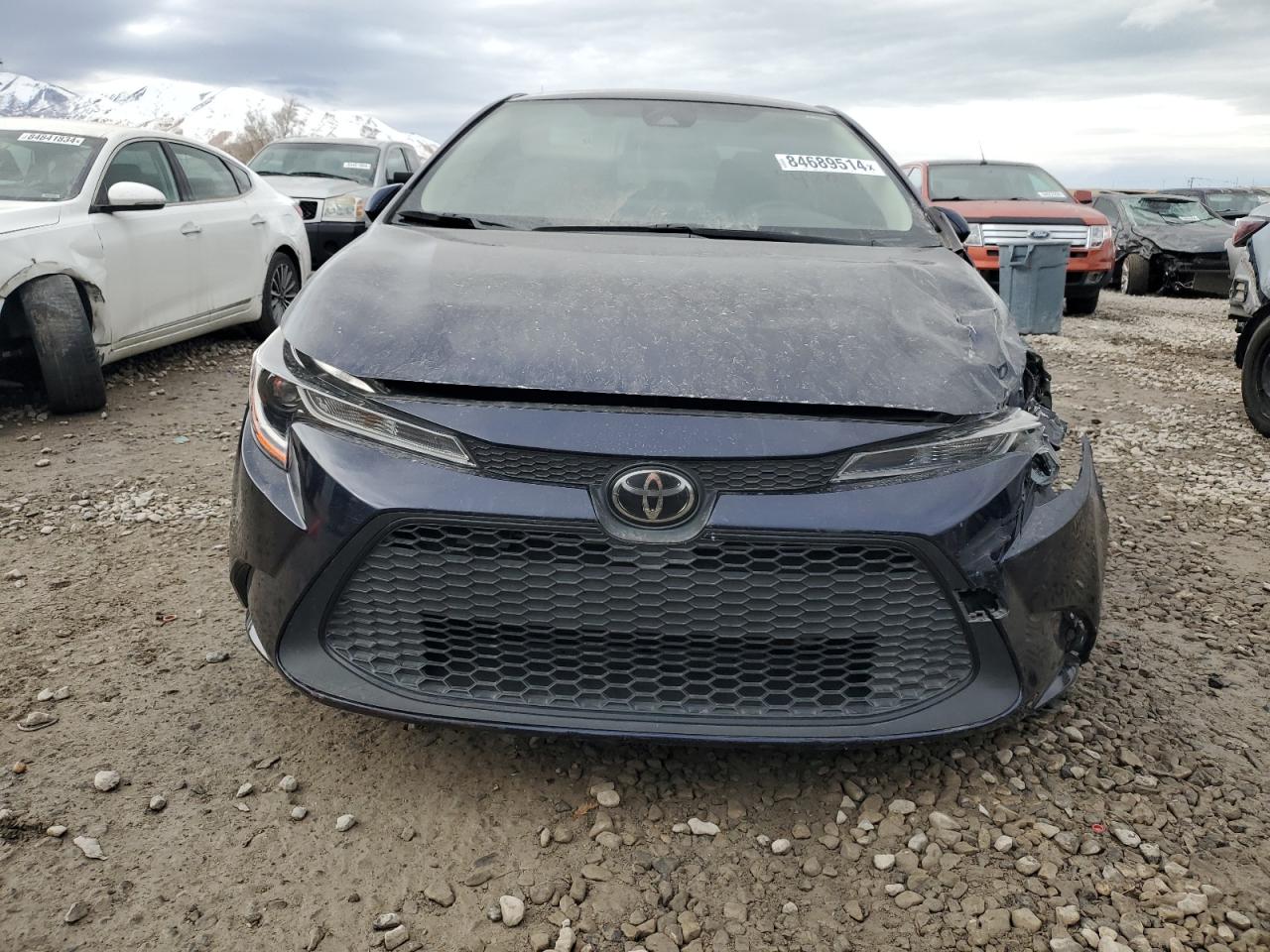 2020 Toyota Corolla VIN JTDEPRAE3LJ077668 Copart auction photo, front end / side damage thumbnail 5