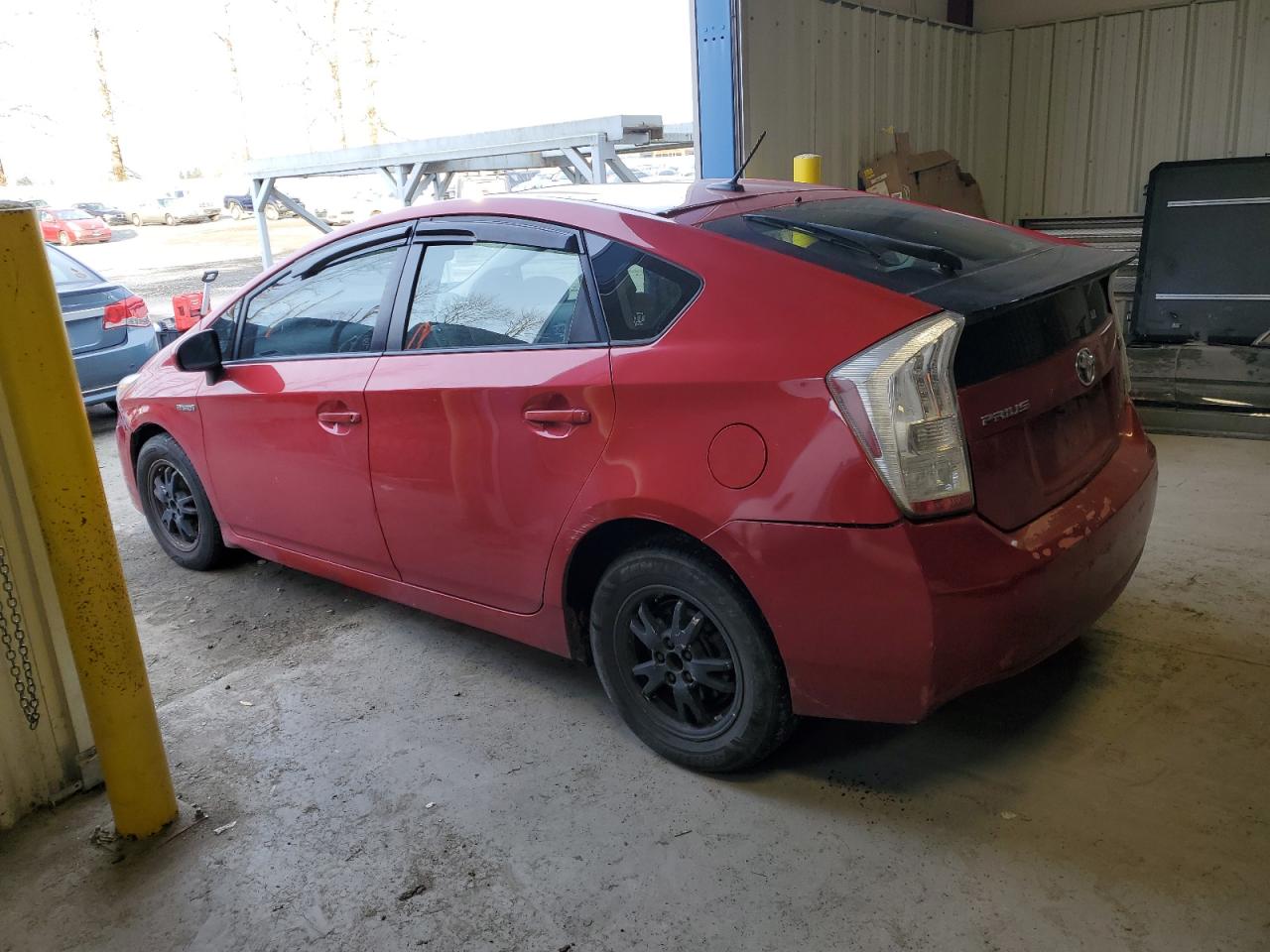 2011 Toyota Prius VIN JTDKN3DU0B1410173 Copart auction photo, side / front end damage thumbnail 2