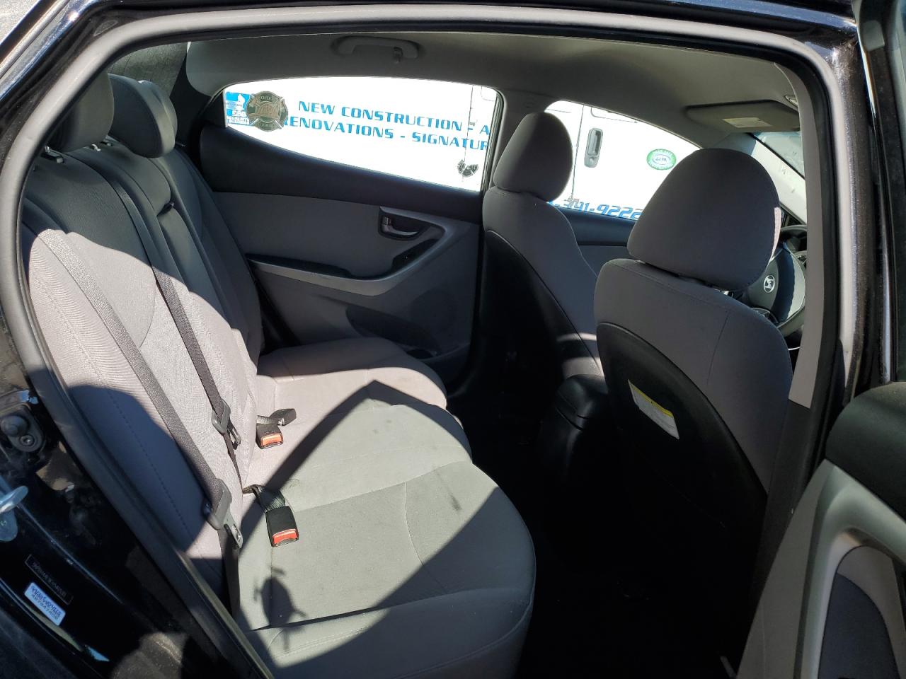 2014 Hyundai Elantra VIN 5NPDH4AE9EH546530 Copart auction photo, side damage thumbnail 10
