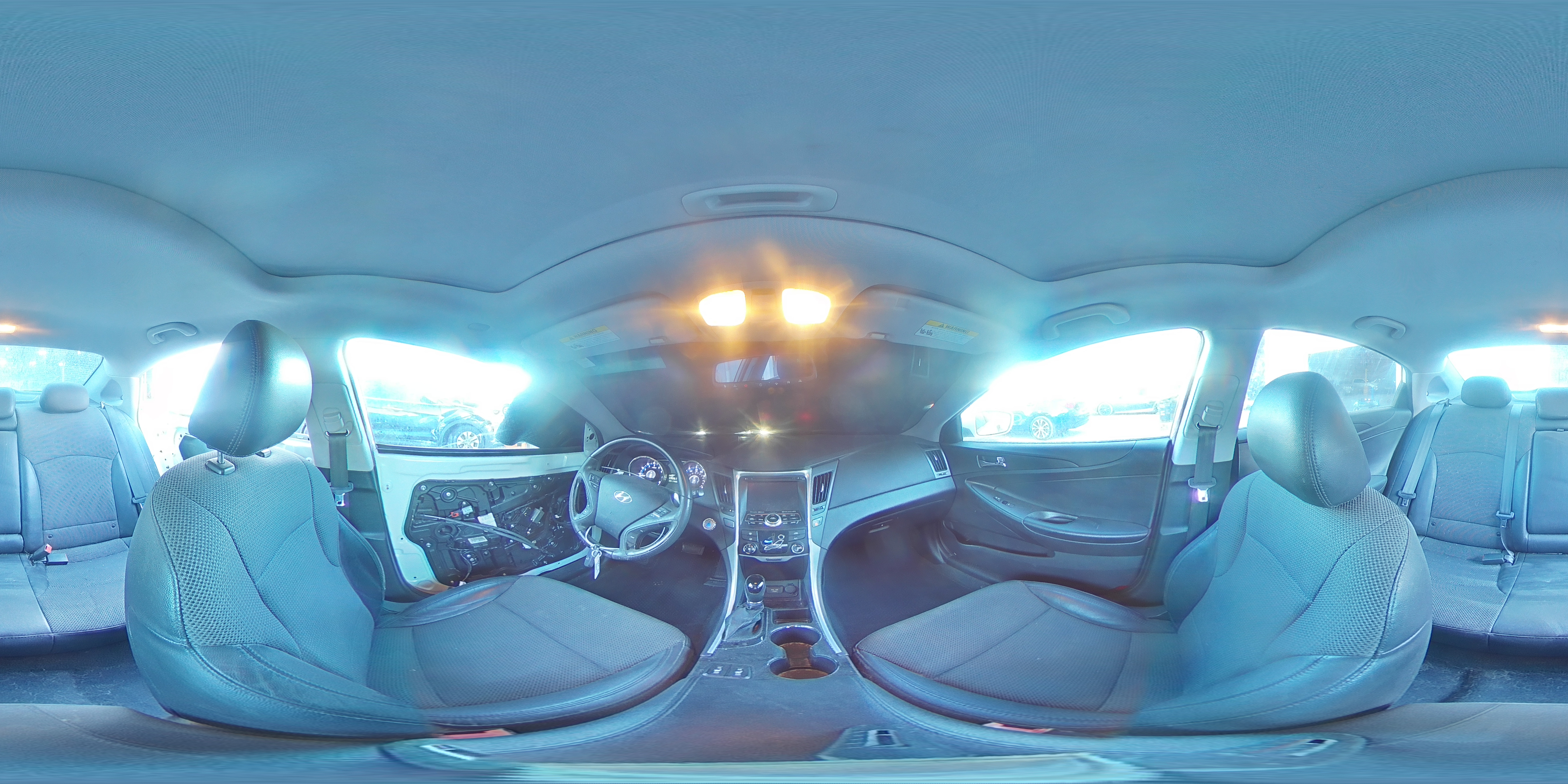 2013 Hyundai Sonata VIN 5NPEC4AC0DH622152 Copart auction photo, side / rear end damage thumbnail 15