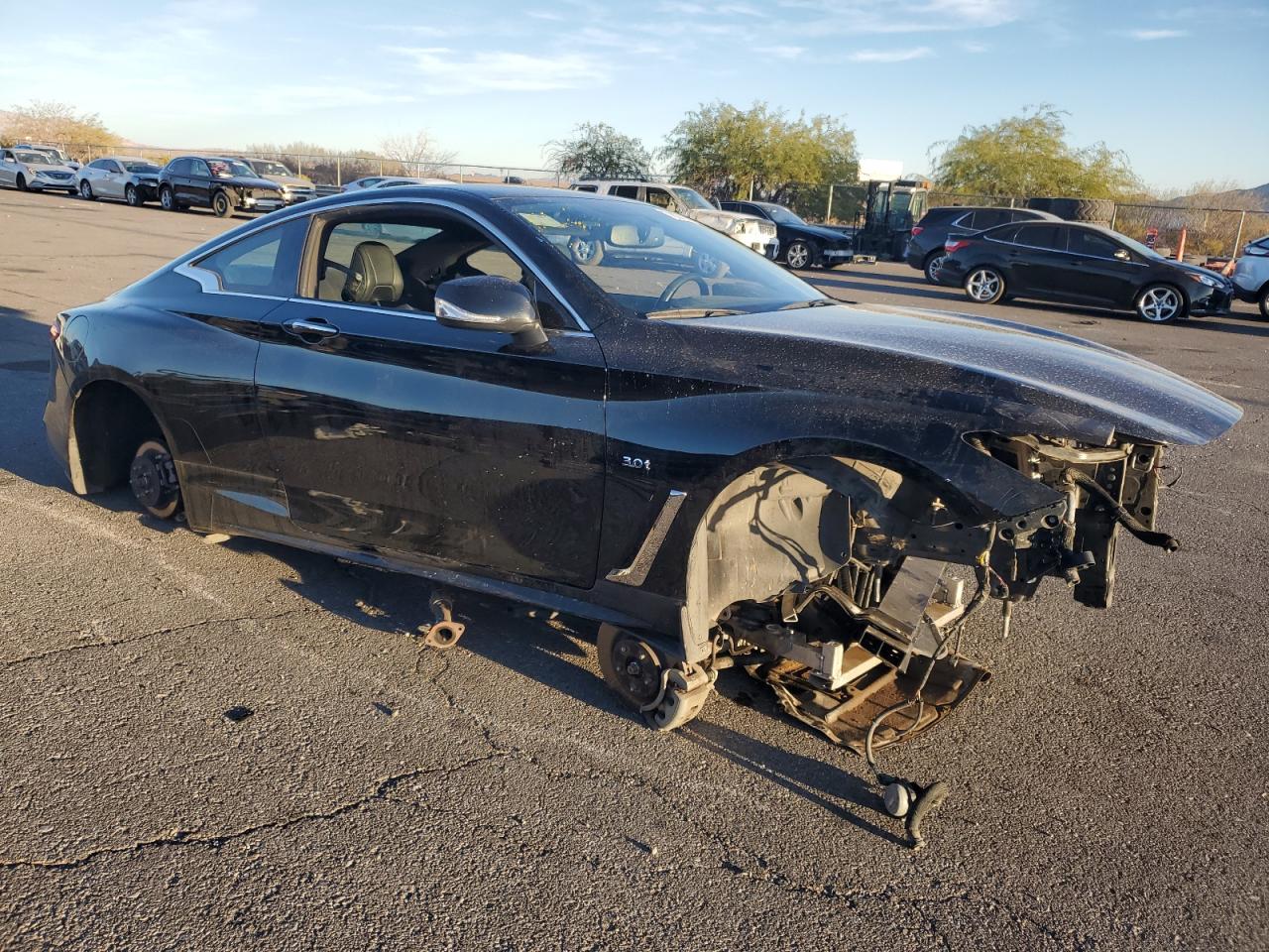 2018 Infiniti Q60 VIN JN1EV7EL5JM392229 Copart auction photo, vandalism / undercarriage damage thumbnail 4