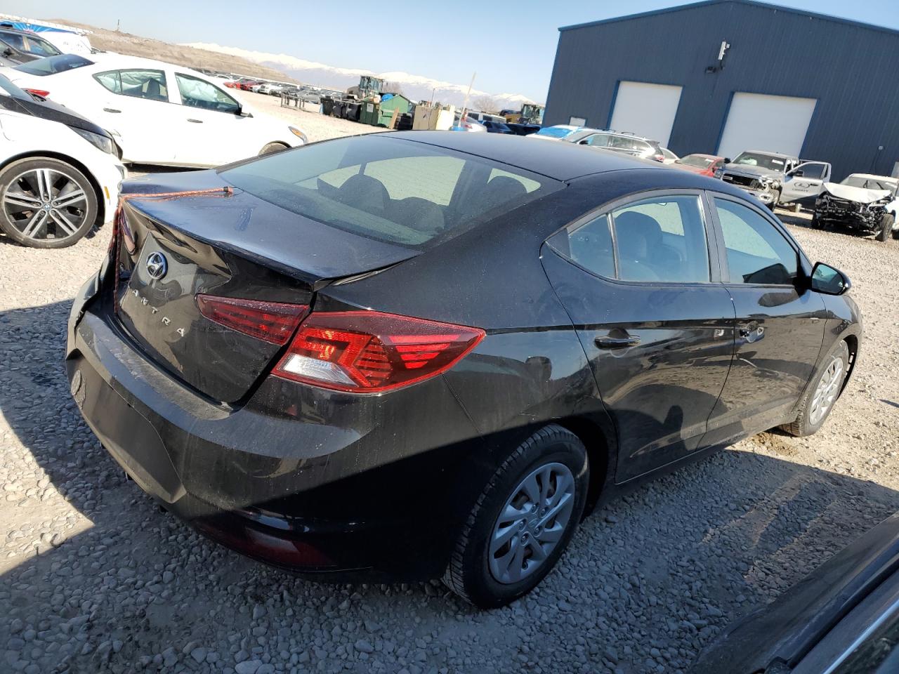 2019 Hyundai Elantra VIN KMHD74LF0KU779007 Copart auction photo, rear end damage thumbnail 3
