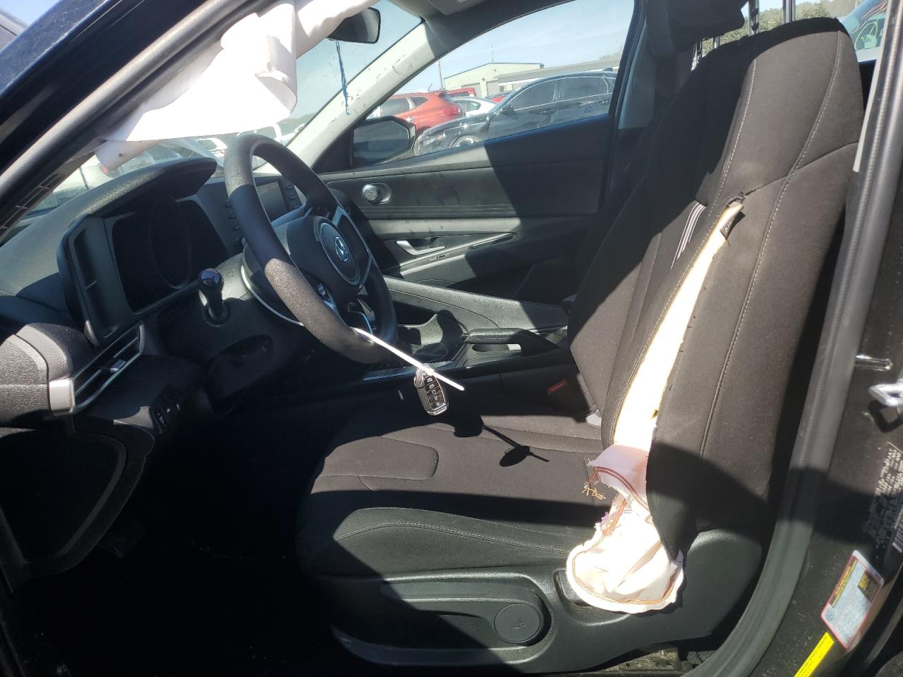 2023 Hyundai Elantra VIN KMHLM4AG4PU446977 Copart auction photo, side damage thumbnail 7