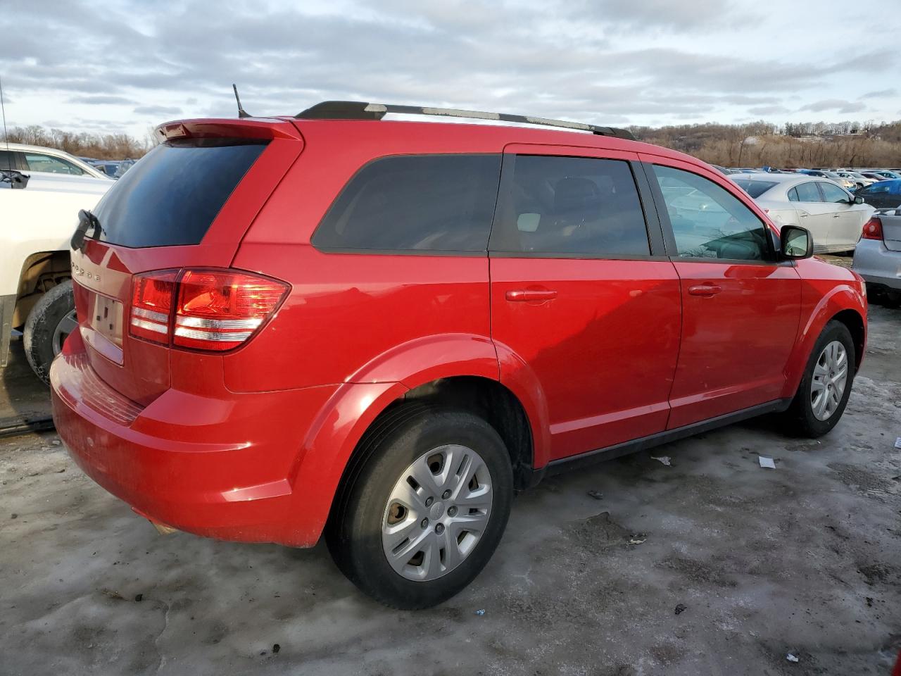 2018 Dodge Journey VIN 3C4PDCAB6JT531681 Copart auction photo, side damage thumbnail 3