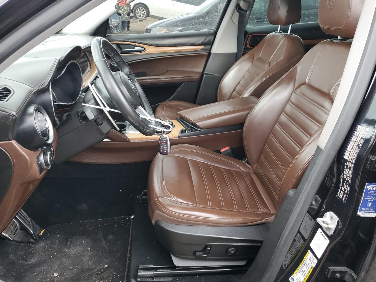 2019 Alfa Romeo Stelvio VIN ZASPAKBN4K7C42498 Copart auction photo, rear end damage thumbnail 7