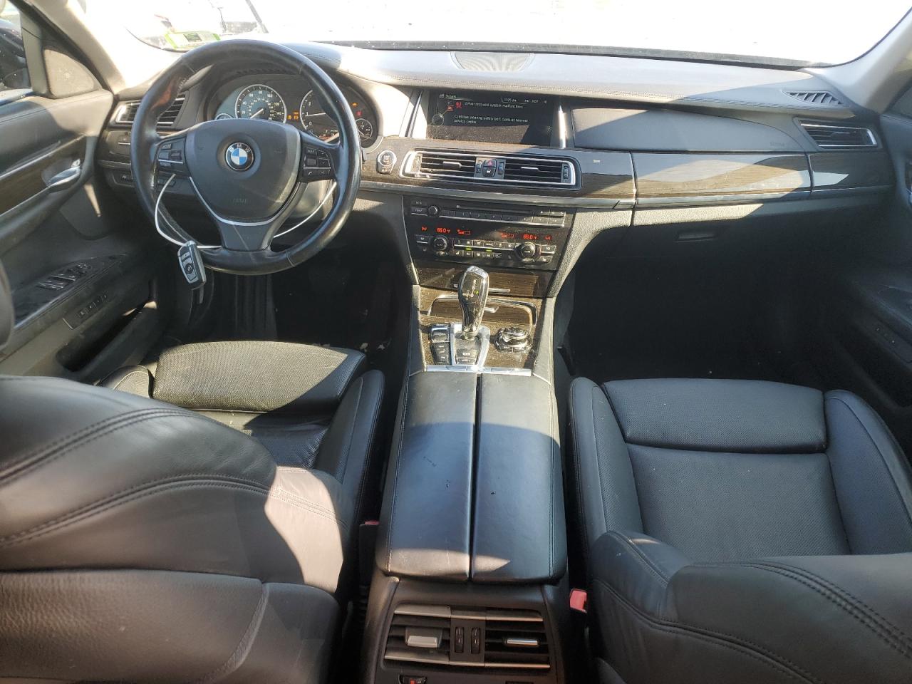 2013 BMW 7er VIN WBAYF8C55DD141360 Copart auction photo, side damage thumbnail 8