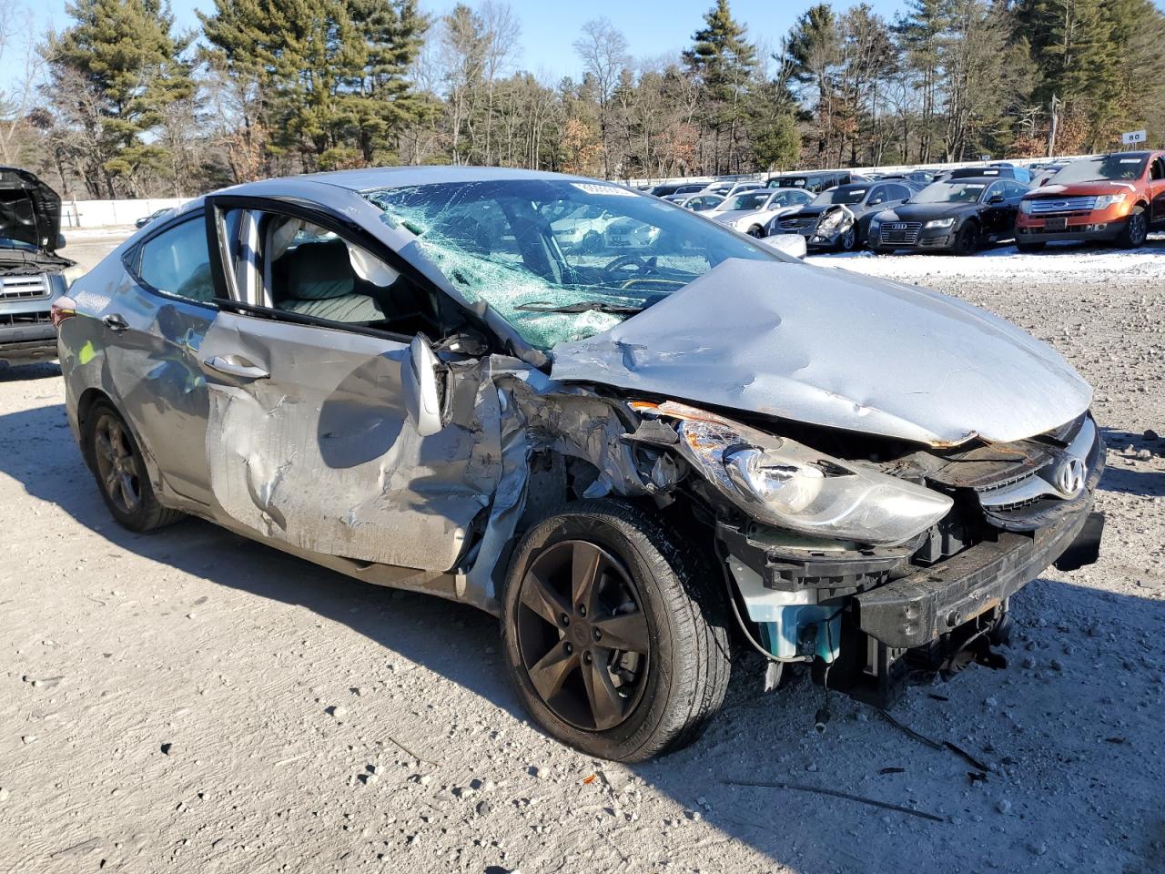 2013 Hyundai Elantra VIN KMHDH4AE1DU678228 Copart auction photo, all over / mechanical damage thumbnail 4