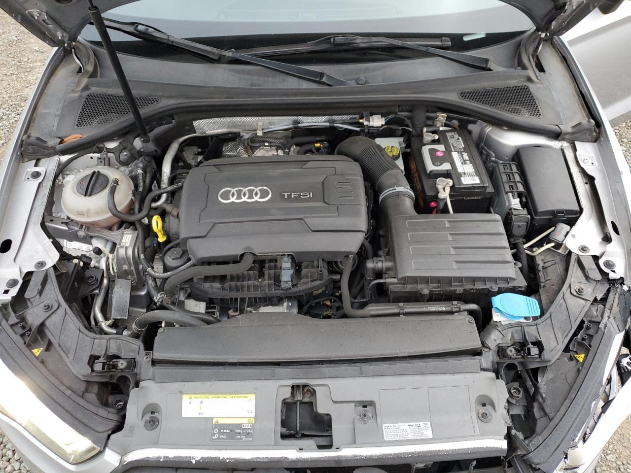 2015 Audi A3 VIN WAUBFGFF4F1121979 Copart auction photo, rear end / front end damage thumbnail 12