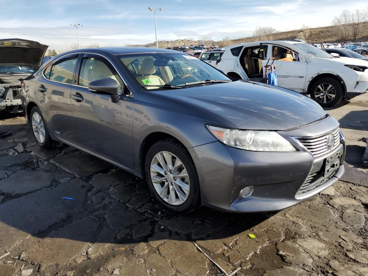 2013 Lexus ES VIN JTHBW1GG1D2005426 Copart auction photo, front end damage thumbnail 4